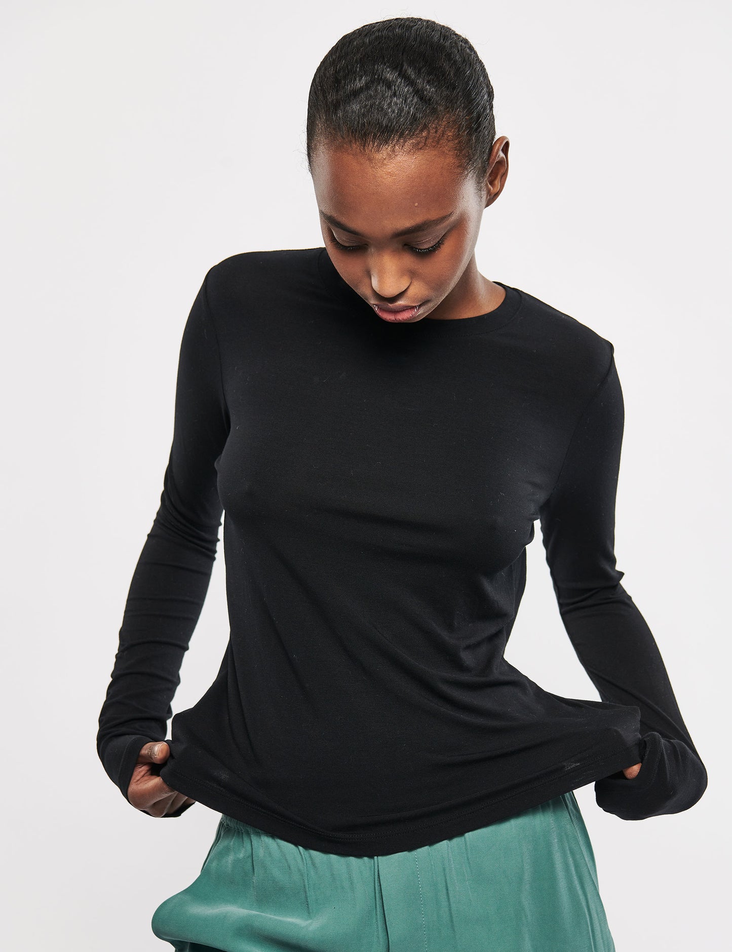 MBYM CHRISTINA Longsleeve, schwarz