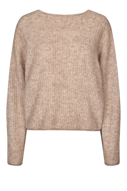 SECOND FEMALE YMMA Strickpullover, beige