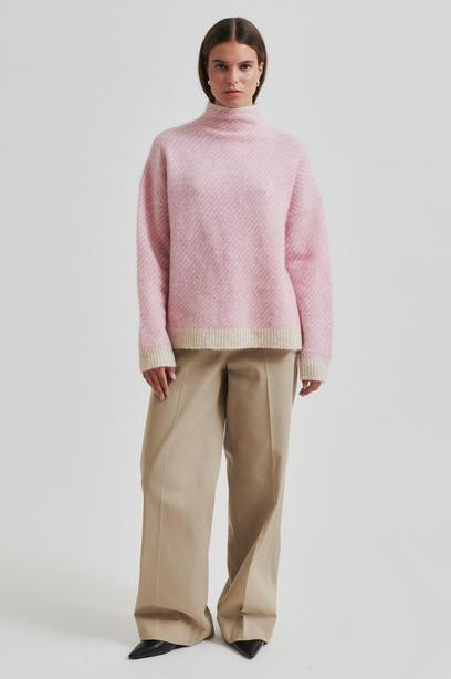 SECOND FEMALE CAPELLA Pullover, rosa