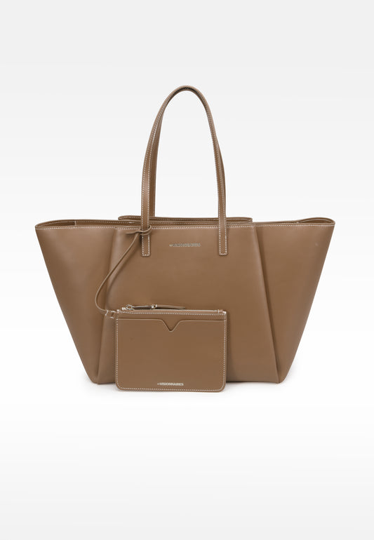 LES VISIONNAIRES FILIPPA SMOOTH Handtasche, cognac