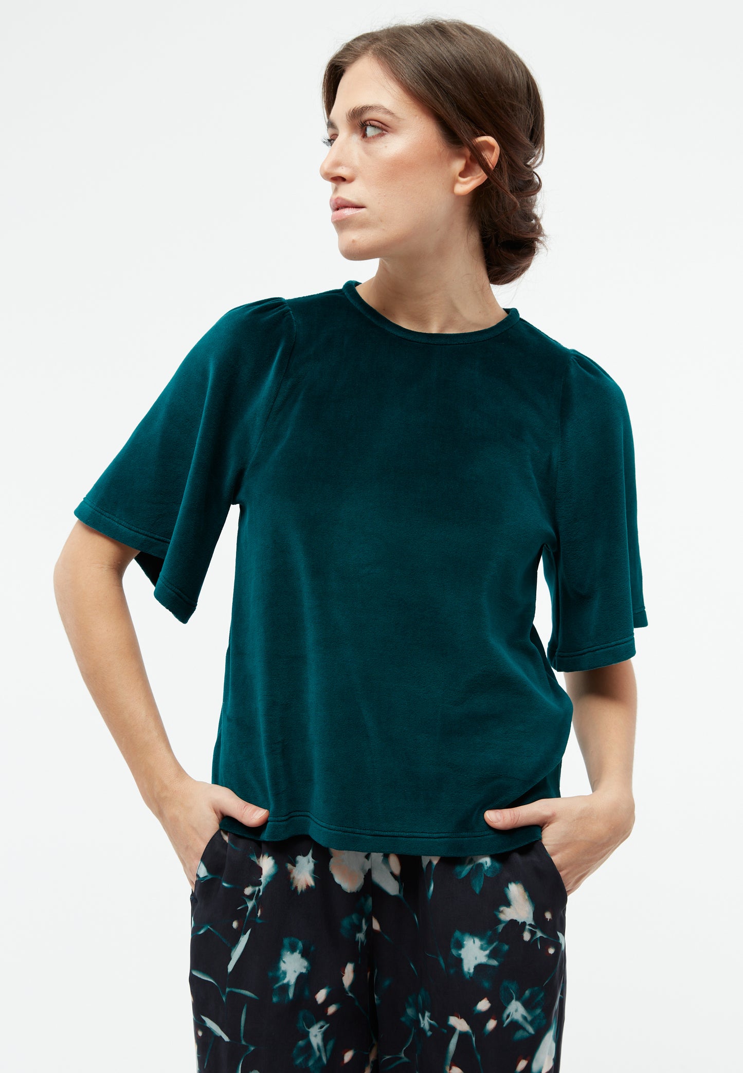 GIVN BERLIN JANKA Bluse, dark teal