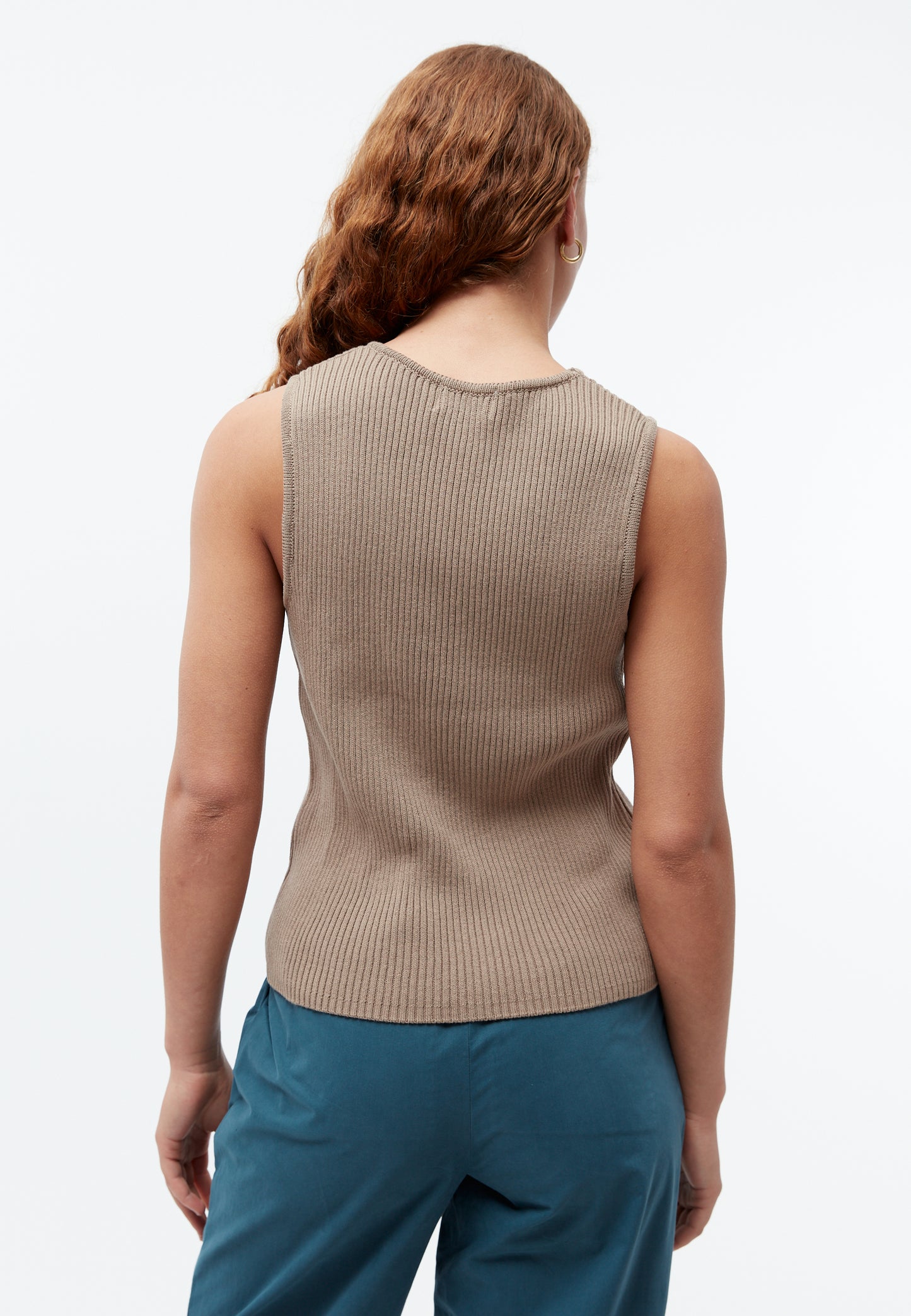 GIVN BERLIN COURTNEY Top, light taupe