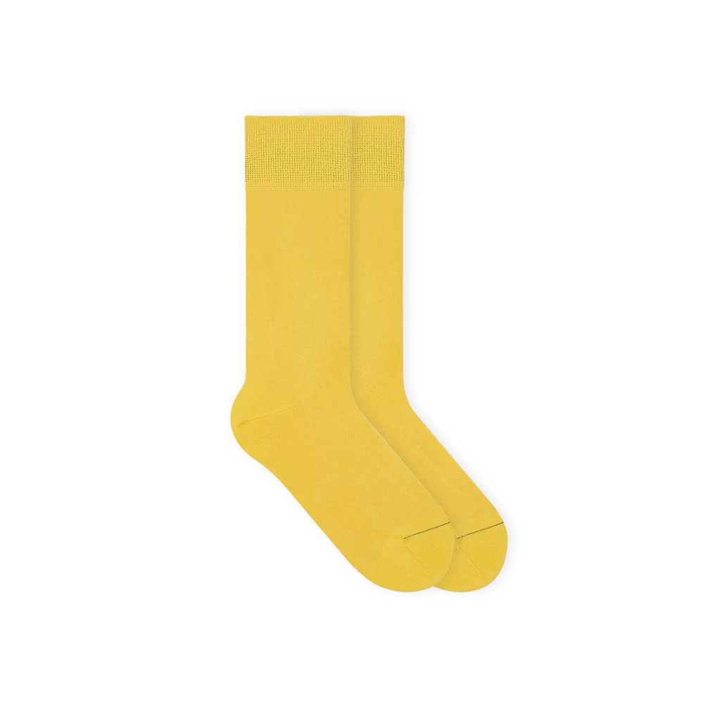 VON JUNGFELD SPIEKEROOG Socken, gelb