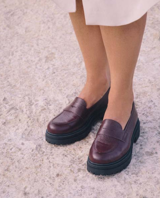 JUTELAUNE CLASSIC Moccasins, burgundy