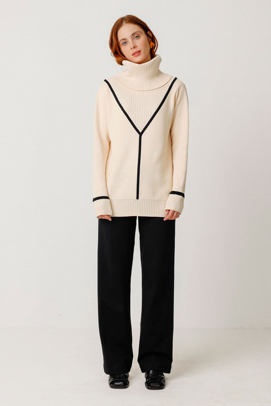 SKFK ONINTZE Pullover, creme