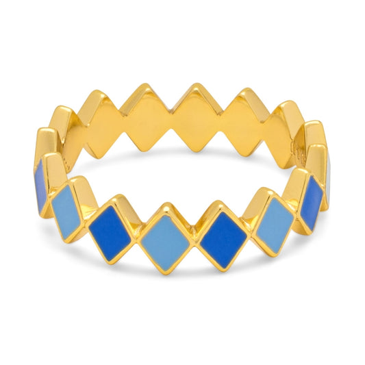 LULU COPENHAGEN CONFETTI Ring, blau