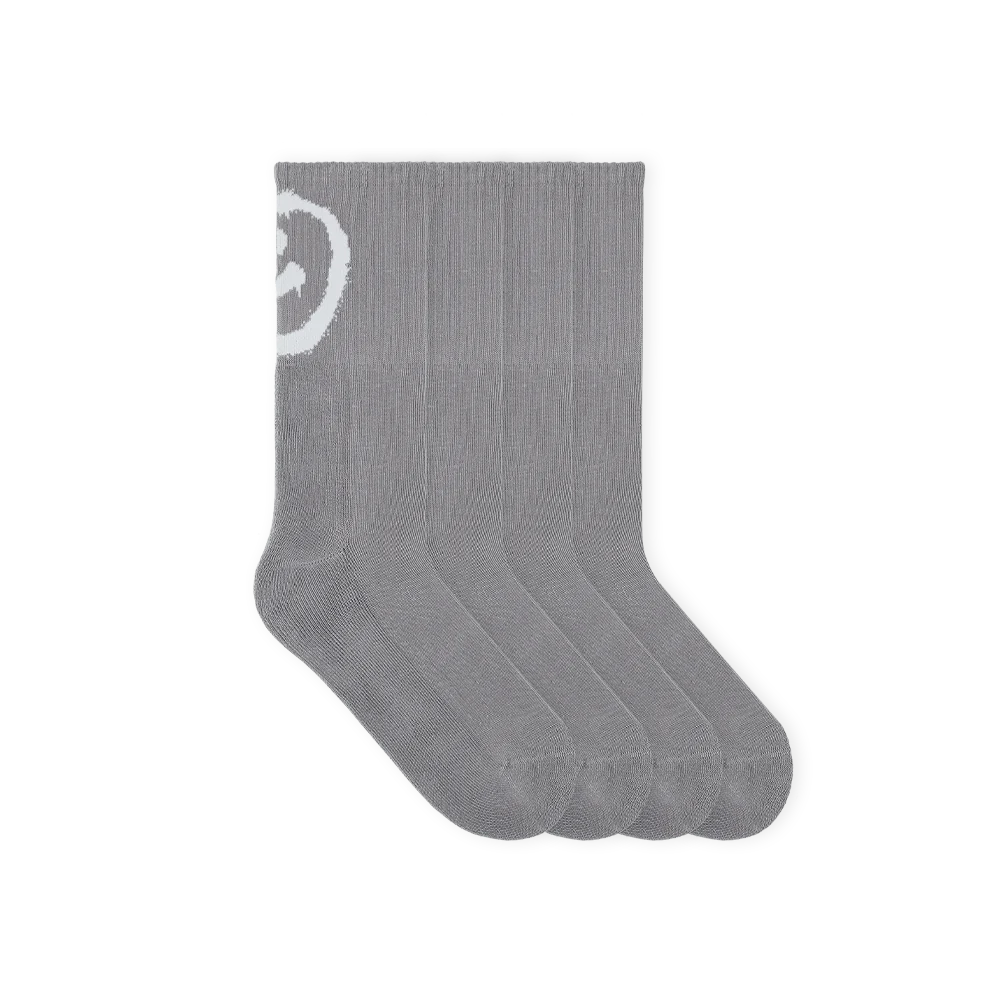 VON JUNGFELD CENTER MARK Socken, silver grey