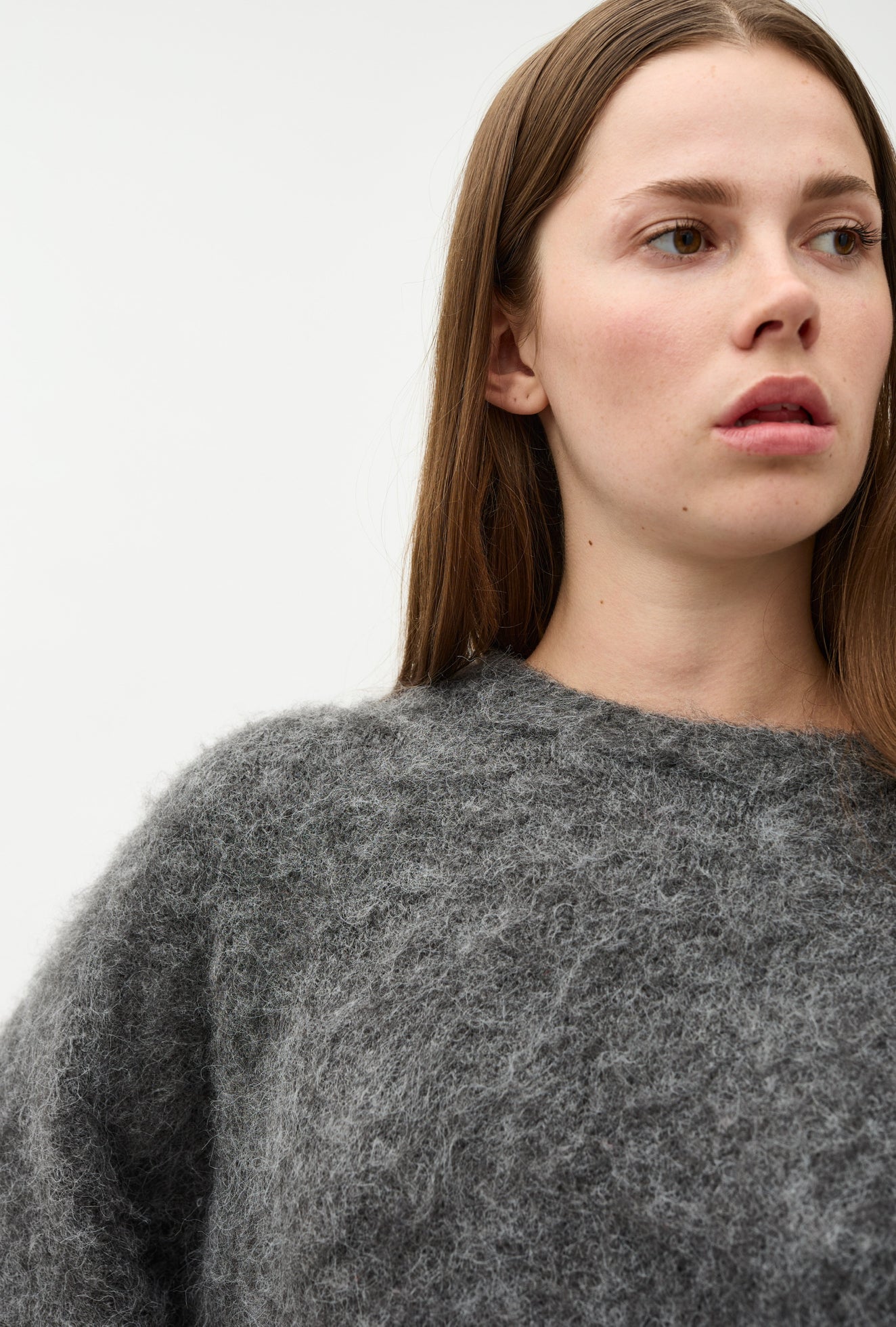 MBYM GILLIS Pullover, grau