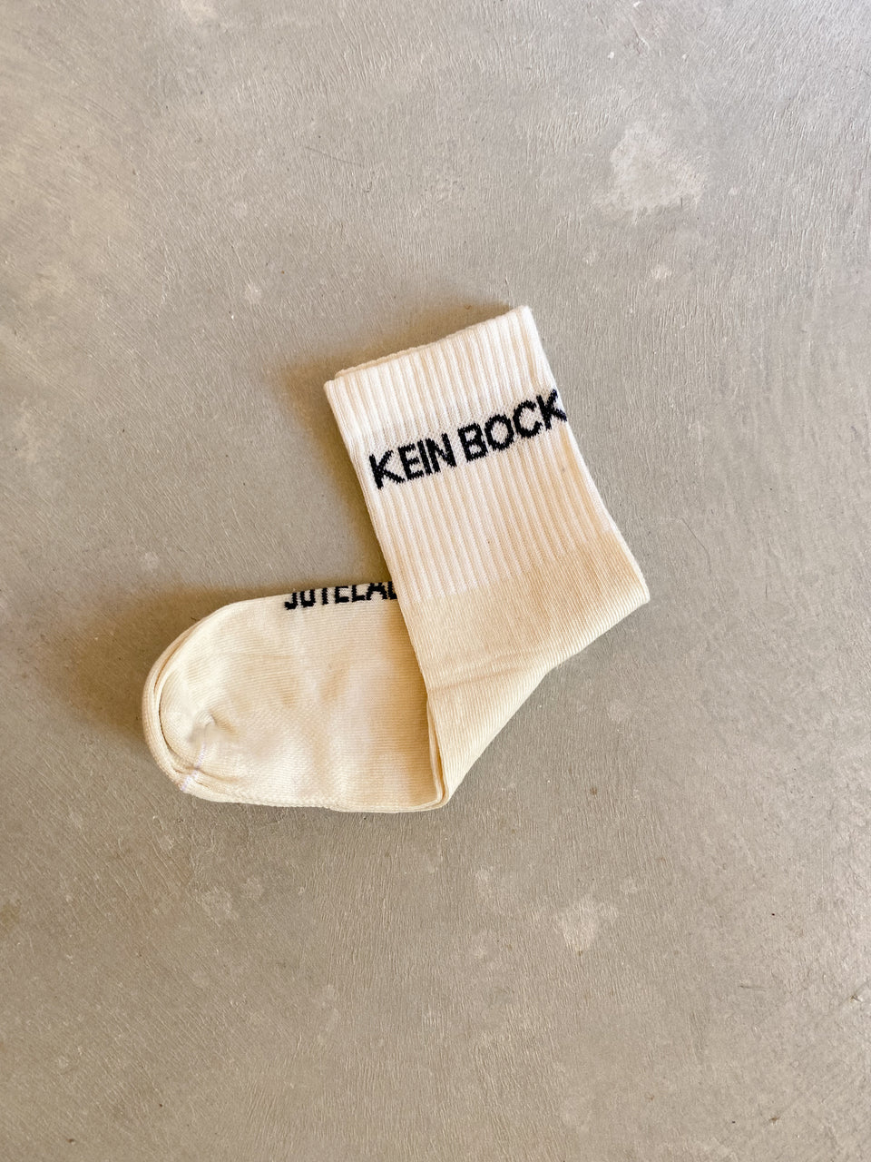 JUTELAUNE KEIN BOCK Socken, offwhite