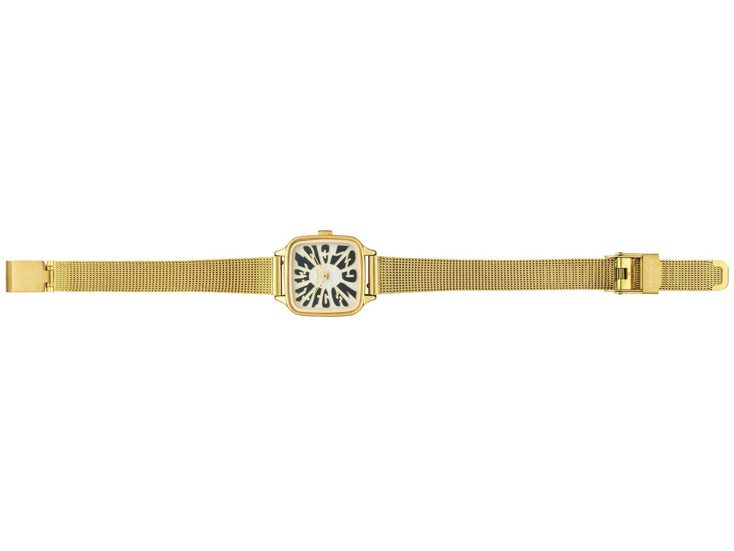 KOMONO KATE FLOWER DOUBLE GOLD Uhr, gold