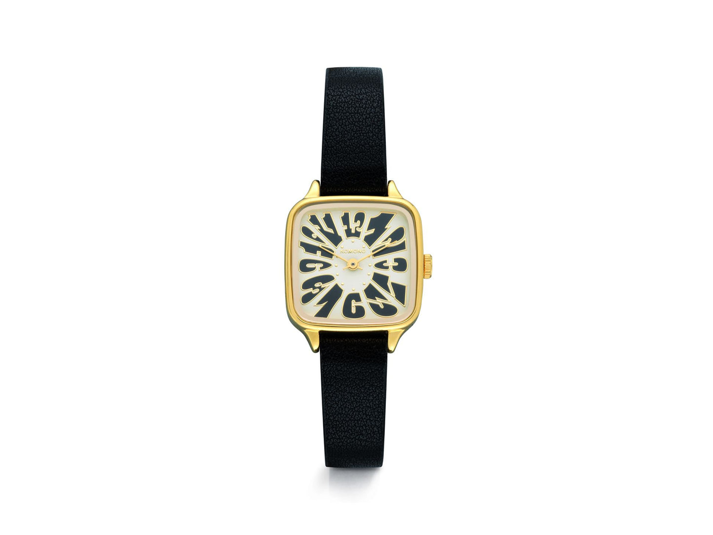 KOMONO KATE FLOWER DOUBLE GOLD Uhr, gold