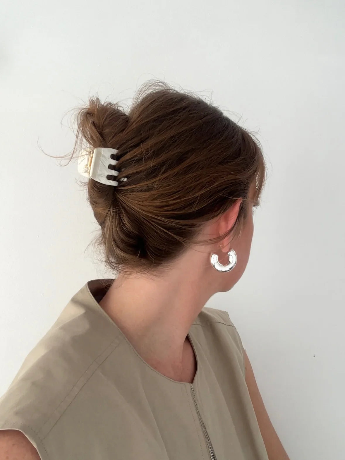 JONÅ EMMA Clip, beige swirl