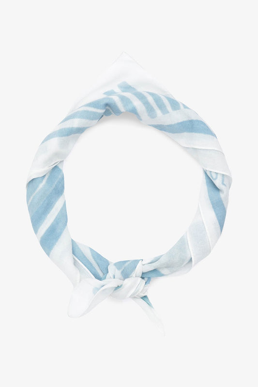 ROTHOLZ STRIPED Bandana, nature white