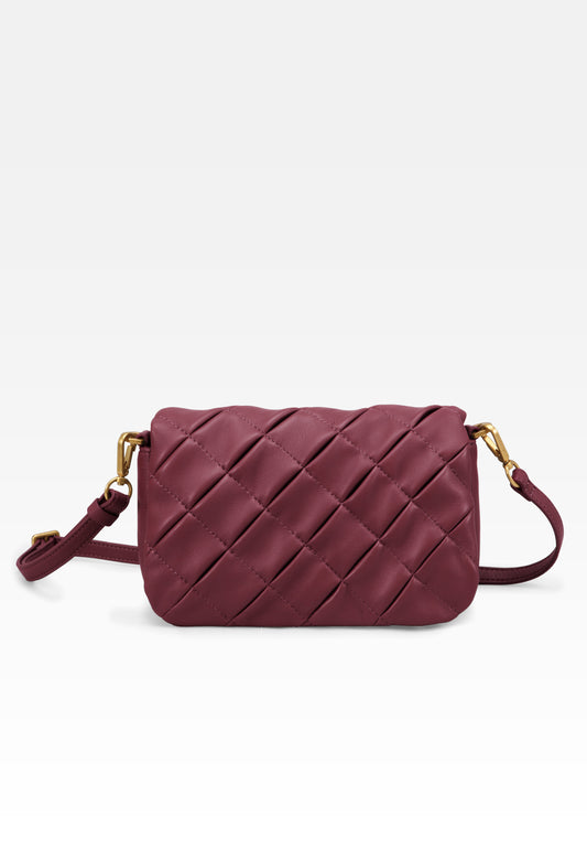 LES VISIONNAIRES MILA WEAVE Handtasche, cranberry