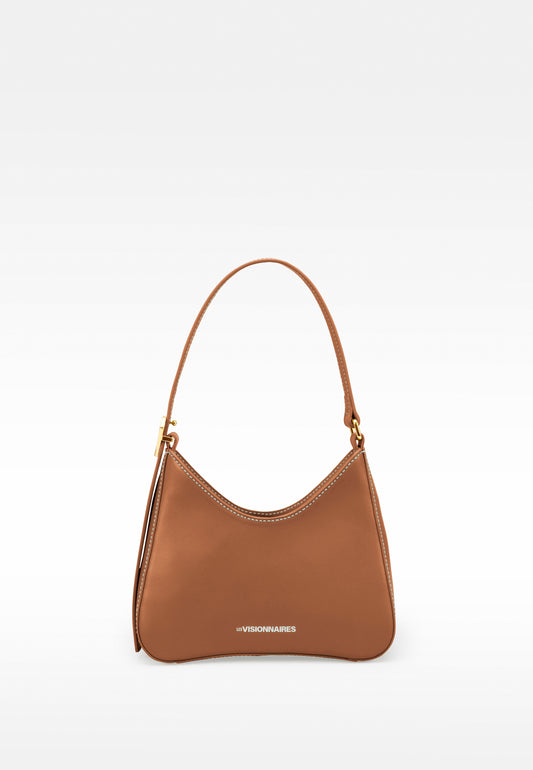 LES VISIONNAIRES NEPHRINE SMOOTH Handtasche, cognac