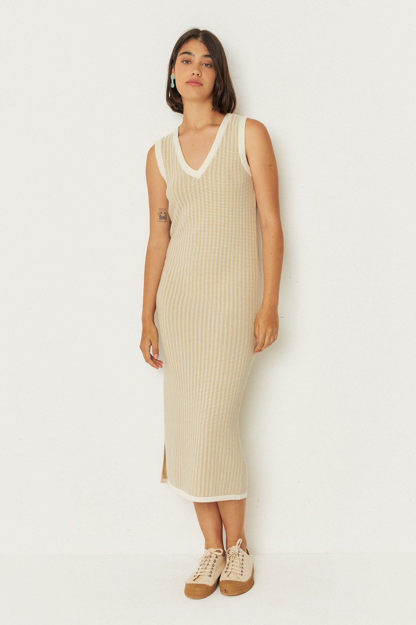 SKFK IHARA Kleid, beige