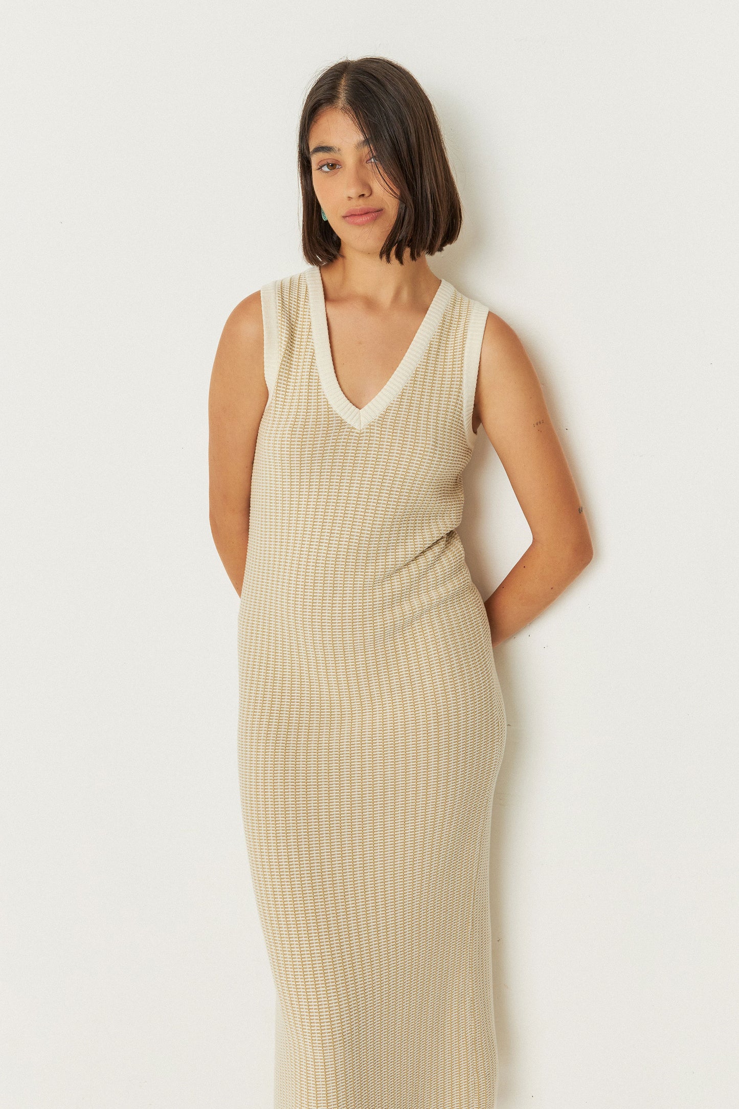 SKFK IHARA Kleid, beige